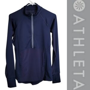 Athleta Tall Popover Activewear Half Zip Jacket